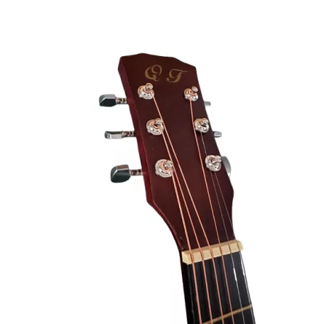 6-strunová akustická gitara - tmavohnedá (GF) 