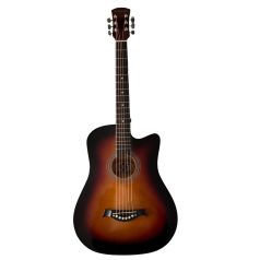   6-strunová akustická gitara - hnedá (SB Galaxy Leo) s darčekovou taškou