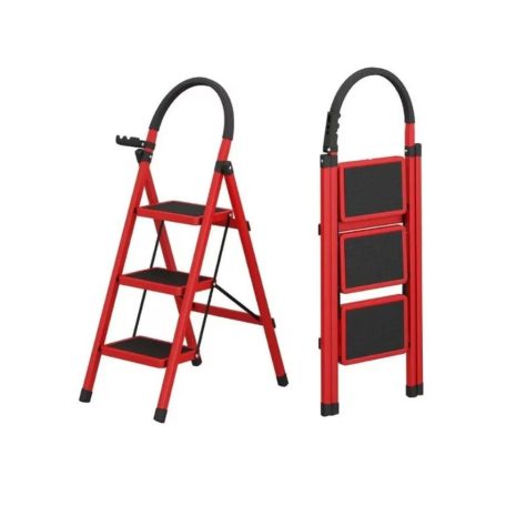 Skladací 3-stupňový hliníkový rebrík