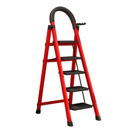 Skladací 5-stupňový hliníkový rebrík