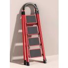 Skladací 4-stupňový hliníkový rebrík