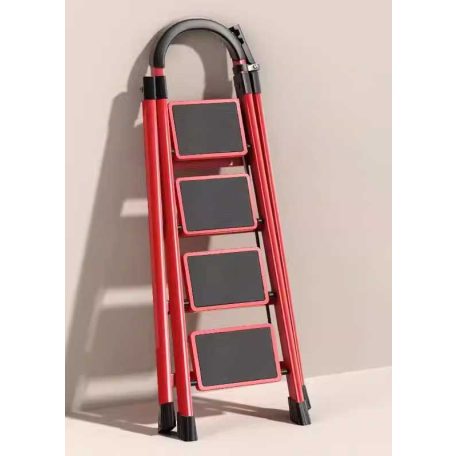 Skladací 4-stupňový hliníkový rebrík