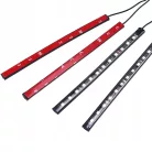 4 ks 12 RGB LED pásik do auta s diaľkovým ovládaním a adaptérom