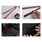 4 ks 12 RGB LED pásik do auta s diaľkovým ovládaním a adaptérom