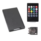 4 ks 12 RGB LED pásik do auta s diaľkovým ovládaním a adaptérom