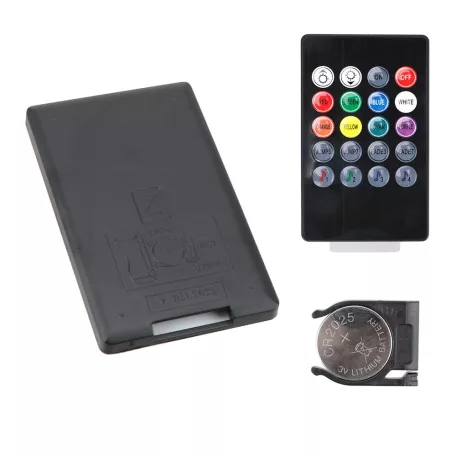 4 ks 12 RGB LED pásik do auta s diaľkovým ovládaním a adaptérom