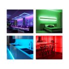 10-metrový 12V RGB LED pásik ovládaný WiFi s adaptérom (SMD 5050 LED)