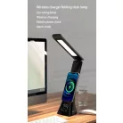Stolná lampa, nabíjačka telefónu a hodiny  3 v 1 - 15 W