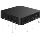 Multimediálny prehrávač Smart TV BOX s diaľkovým ovládaním - android, 4k