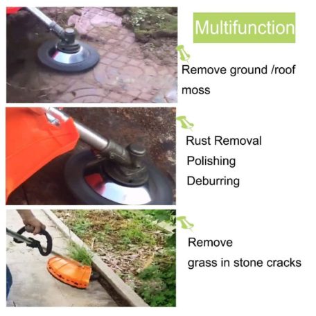 Kefa na čistenie dlažby a odstraňovanie buriny pre krovinorez – 8" (20 cm)