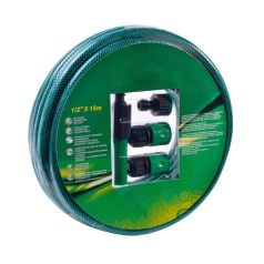   15 metrová postrekovacia hadica so 4-dielnou sadou postrekovacej hlavice - 1/2 palca