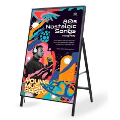 Svetelná reklamná tabuľa 60 cm x 90 cm s adaptérom
