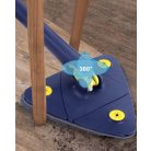 Výsuvný trojuholníkový teleskopický mop otočný o 360°