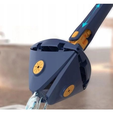 Výsuvný trojuholníkový teleskopický mop otočný o 360°