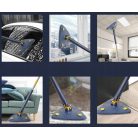 Výsuvný trojuholníkový teleskopický mop otočný o 360°