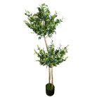 150 cm-ový dvojitý umelý olivovník v kvetináči