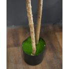 150 cm-ový dvojitý umelý olivovník v kvetináči