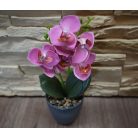 33 cm-ový umelý Phalaenopsis v kvetináči