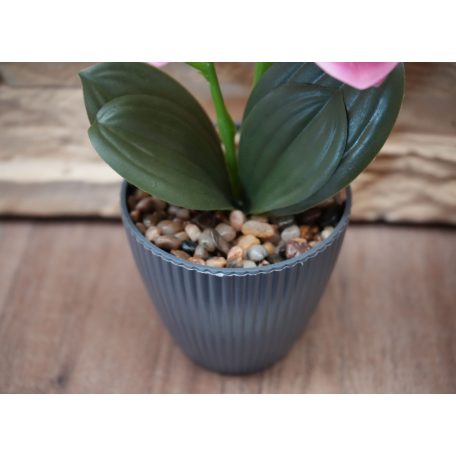 33 cm-ový umelý Phalaenopsis v kvetináči