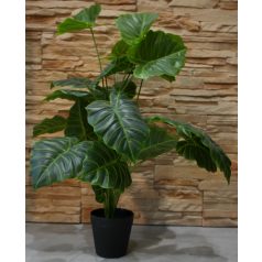   Výnimočne krásna umelá rastlina Alocasia v kvetináčoch - 70 cm
