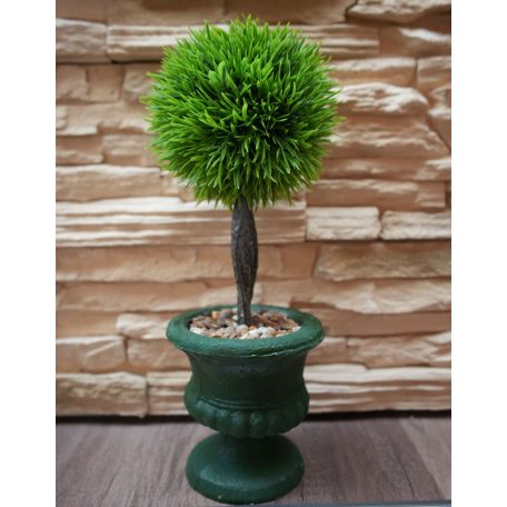 30 cm-ový umelý krušpán (buxus) v kvetináči