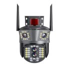 Profesionálna vonkajšia kamera (Wi-Fi), s tromi šošovkami, funkciou nočného videnia, 10x priblížením, detekciou pohybu, bezplatnou aplikáciou