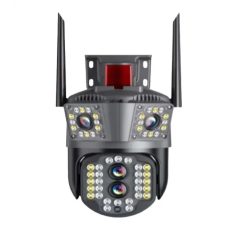   Profesionálna vonkajšia kamera (Wi-Fi), s tromi šošovkami, funkciou nočného videnia, 10x priblížením, detekciou pohybu, bezplatnou aplikáciou