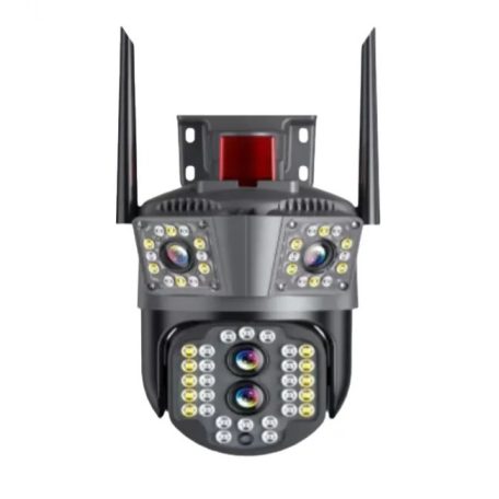 Profesionálna vonkajšia kamera (Wi-Fi), s tromi šošovkami, funkciou nočného videnia, 10x priblížením, detekciou pohybu, bezplatnou aplikáciou