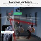 Profesionálna 12 MP vonkajšia kamera (Wi-Fi), s tromi šošovkami, funkcia nočného videnia, 10x zoom, detekcia pohybu, bezplatná aplikácia