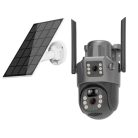 Solárne napájaná 5 MP vonkajšia vodotesná (Wi-Fi), otočná vonkajšia kamera s funkciou automatického sledovania - 8 ZOOM