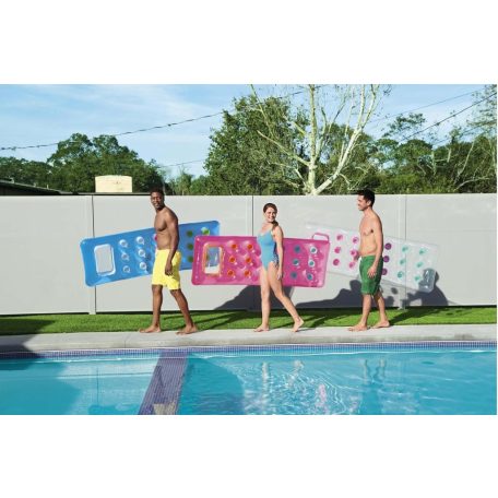 Nafukovací matrac na plávanie - 170 cm x 70 cm - ružový