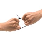 Sťahovacie pásky 25 x 250 mm, 25 x 200 mm, 25 x 150 mm, 25 x 100 mm - 100 ks, čierna