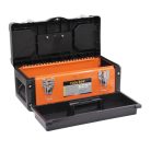 XXXL 36,5x18,5x14 cm Extrémne odolný a odolný plastový box na náradie so železnými vložkami