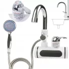 Nástenný prietokový ohrievač vody s LED displejom a sprchovou hlavicou - 3000 W