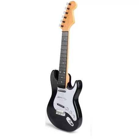 Čierno-biela detská elektrická hračka gitara