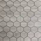 Austin sivý hexagónový (včelí plást) 3D nástenný panel (67×67 cm) – samolepiaci