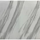 Seattle bielo-sivý štvorcový 3D nástenný panel (67×67 cm) – samolepiaci