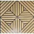 Charlotte béžovo-čierny 3D nástenný panel s drevenou kresbou (67×67 cm) – samolepiaci