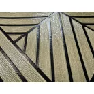 Charlotte béžovo-čierny 3D nástenný panel s drevenou kresbou (67×67 cm) – samolepiaci