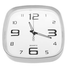   30 cm-ové štýlové biele nástenné hodiny s jasne viditeľným ciferníkom