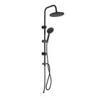 Okrúhla elegantná domáca wellness sprchová súprava - čierna