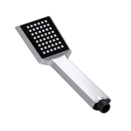 Elegantná chrómová sprchová hlavica s držiakom