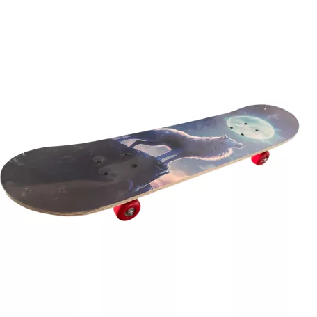 Skateboard 78 cm x 19,5 cm - USA edícia - Wolf