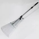 Nastaviteľné hrable na lístie s teleskopickou rukoväťou - 120 cm