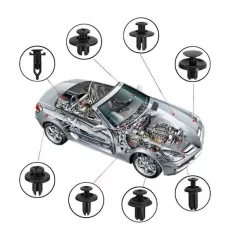   620-dielna sada autosvoriek, plastová, univerzálna, 16 rôznych modelov, čierna farba