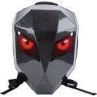 Čierny batoh s LED očami, ktoré je možné nastaviť pomocou telefónu