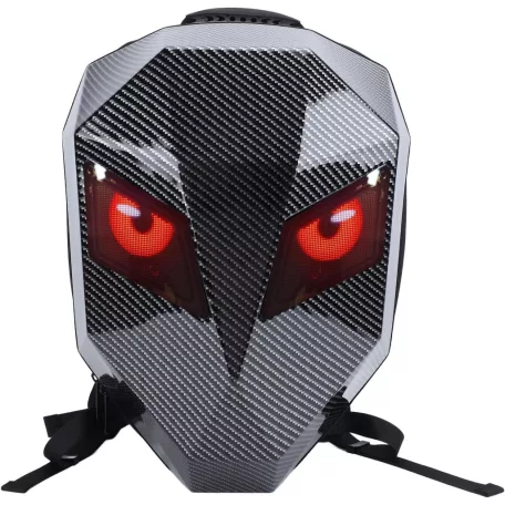 Čierny batoh s LED očami