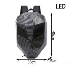 Čierny batoh s LED očami, ktoré je možné nastaviť pomocou telefónu