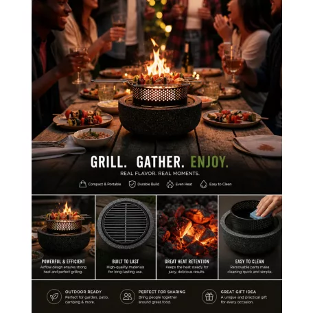 Exterierový party grill