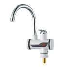 LED displejová batéria s okamžitým ohrievačom vody so sprchovou hlavicou v bielej farbe - 3000W